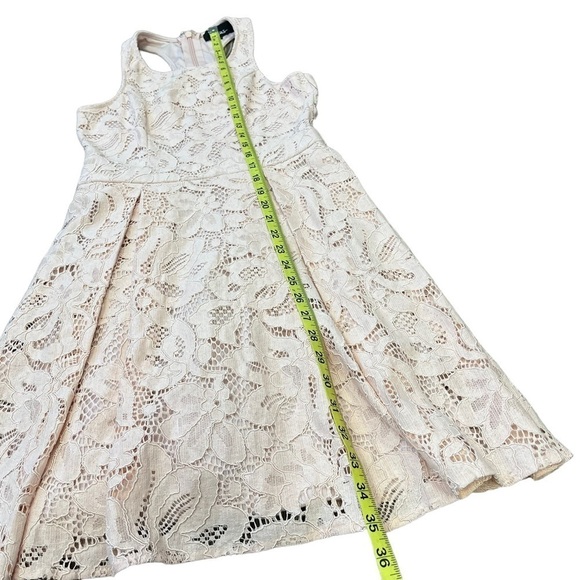 LULUS Blush Small Dress Pink Lace Racerback Skater New - Picture 8 of 12